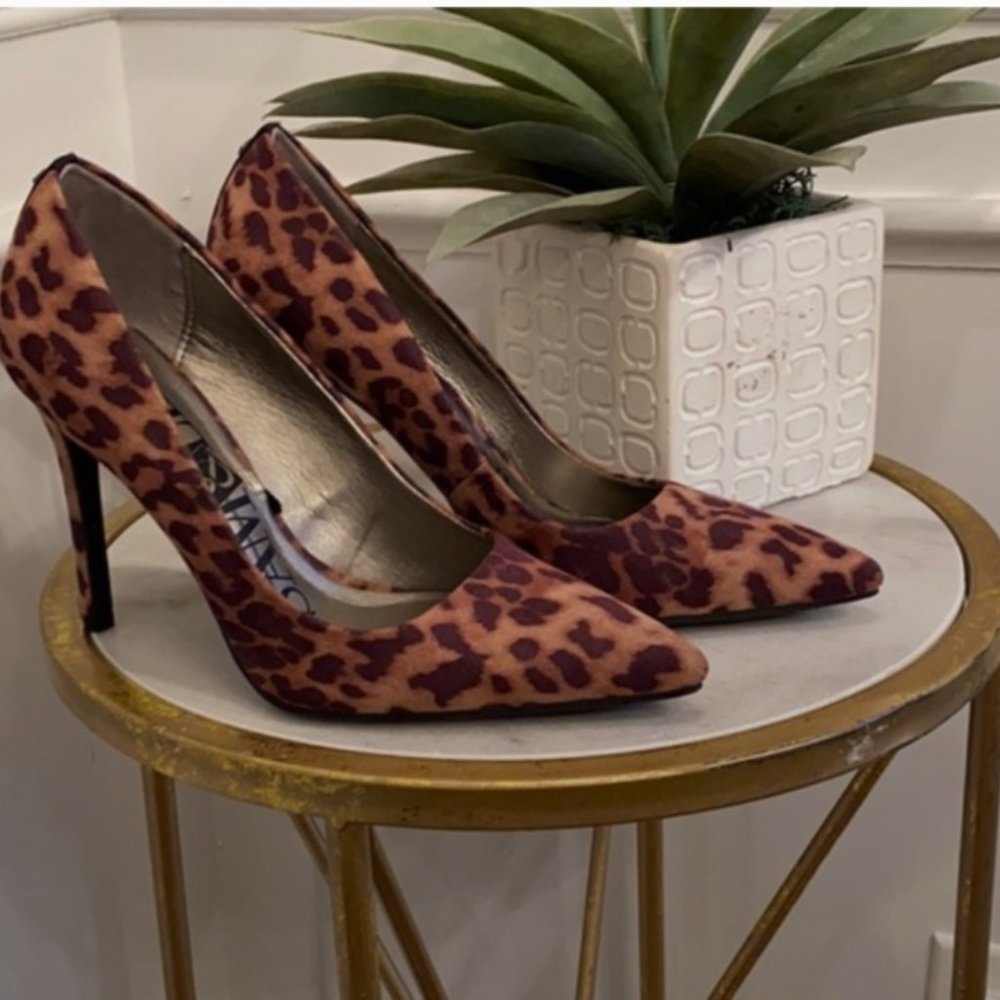 Animal print stilettos